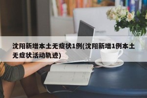 沈阳新增本土无症状1例(沈阳新增1例本土无症状活动轨迹)